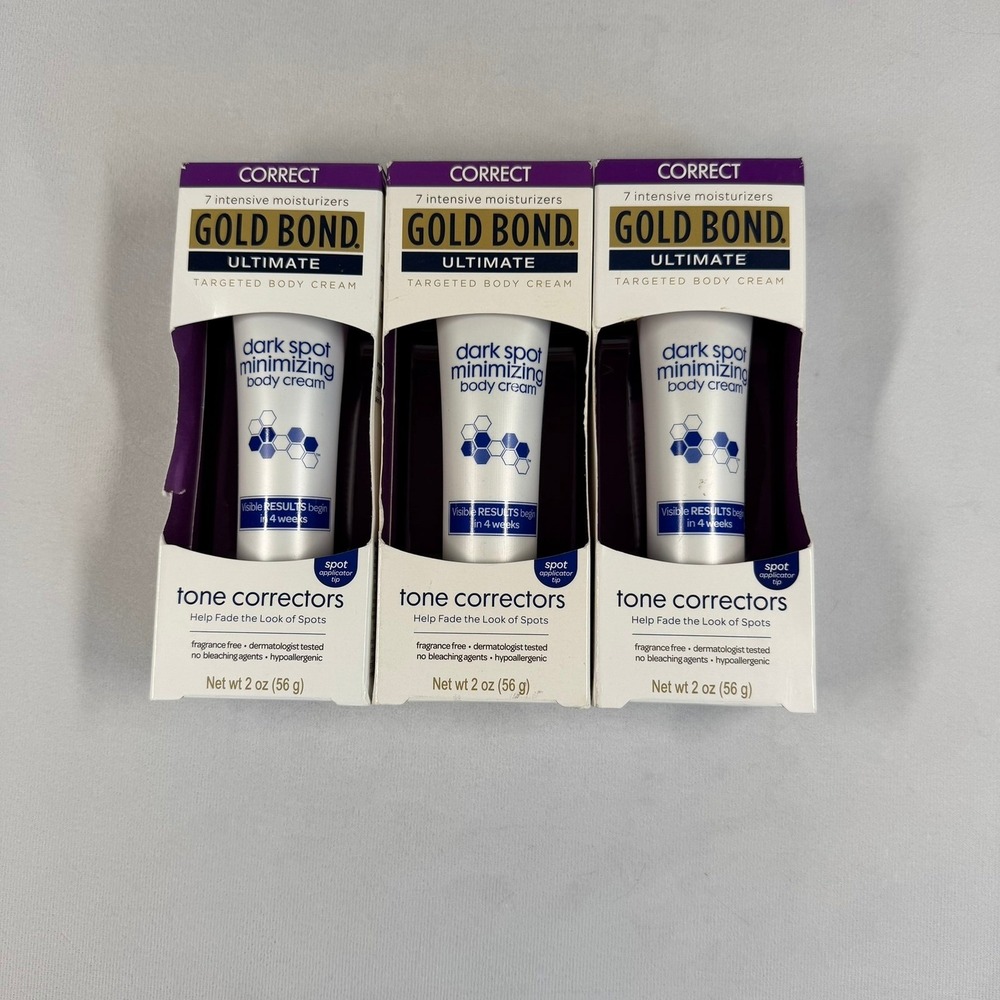 3X Gold Bond Ultimate Body Cream Dark‎ Spot Minimizing 2 oz Tone Corrector